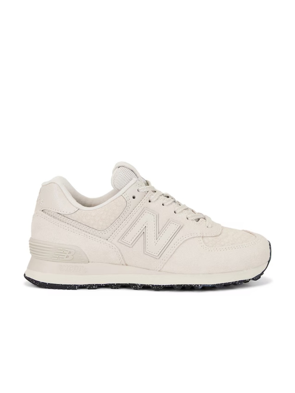 New Balance Neutral Off-White Suede Low-Top Sneaker